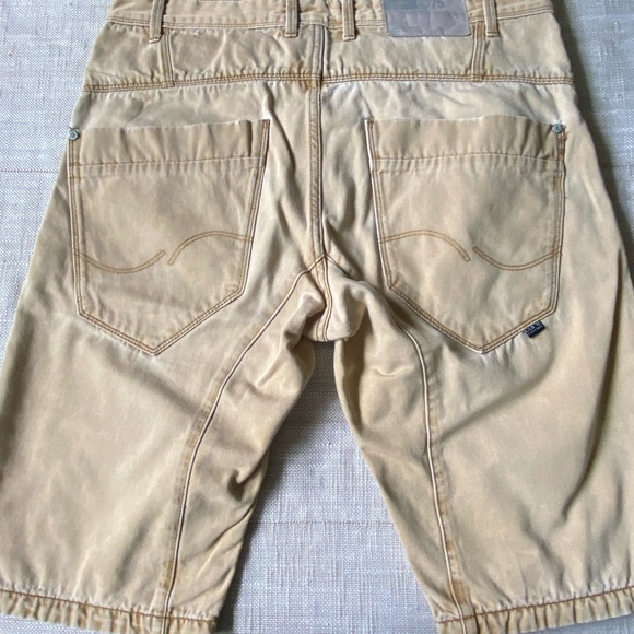 Jack & Jones Mens Osaka Long Brown Denim Durable Core-Workwear Shorts- Sz- 36 - Picture 3 of 16